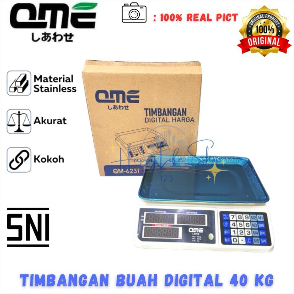 NEW! QME Timbangan Digital Buah 40 Kg / Timbangan Harga Digital 40 Kg / Timbangan Digital Serbaguna 