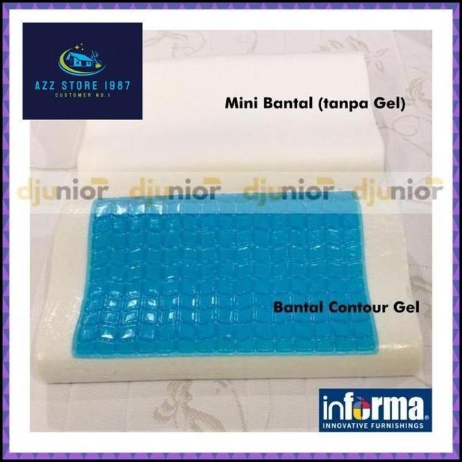 INFORMA - CONTOUR COOL GEL PILLOW / BANTAL KESEHATAN MEMORY FOAM