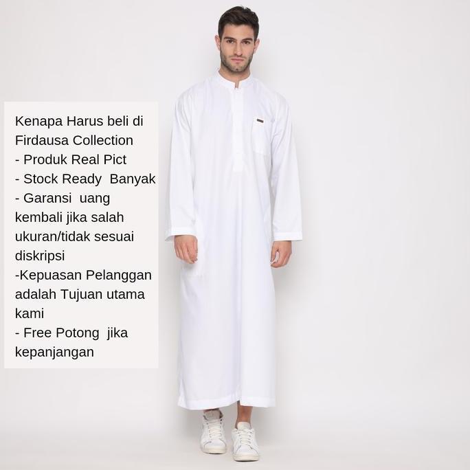 gamis jubah laki terbaru/gamis putih pria/gamis jumbo/jubah jumbo