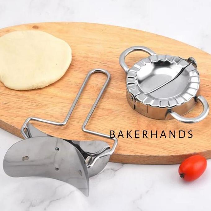 Dumpling maker stainless/Cetakan Pastel/cetakan dumpling IS