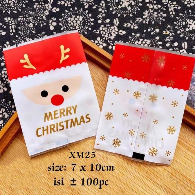 """] Plastik Natal XM25 Plastik Kue Kering Cookies Nastar