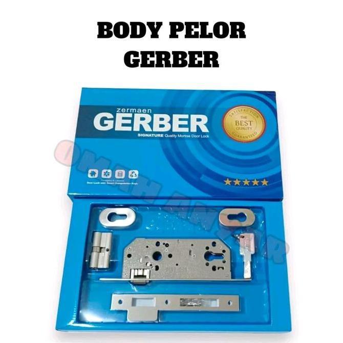 favorit] Body Kunci Pelor Pintu Rumah Utama Pintu Kayu Merek GERBER