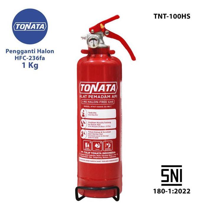 Ready Alat Pemadam Api Tonata SNI / APAR Clean Agent HCFC/HFC 1 kg