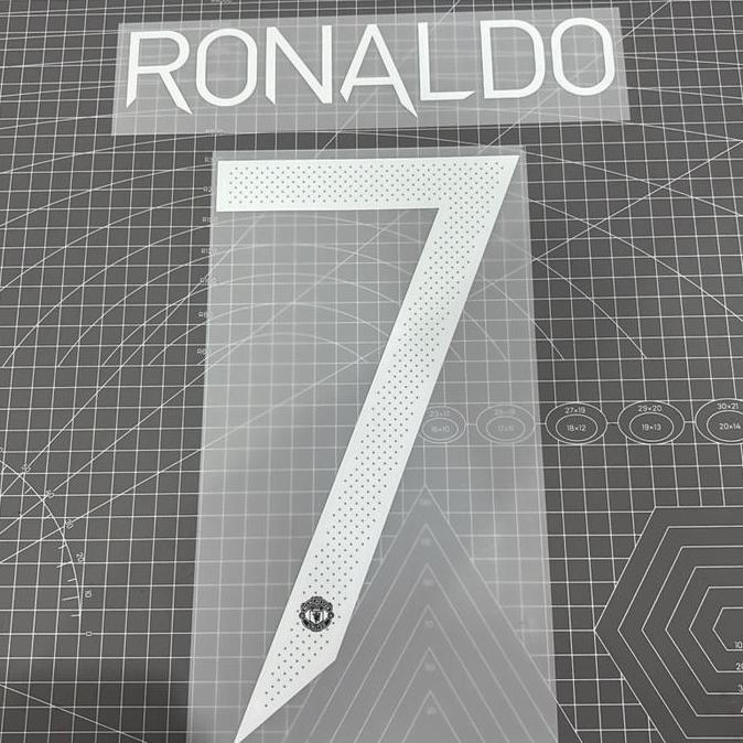 BEBAS ONGKIR - Nameset manchester united mu home 21/22 cup version Ronaldo original quality