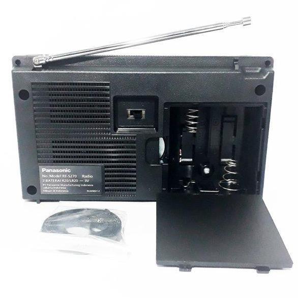 Allthebest- Radio Portable Panasonic RF 5270 Model Jadul AM-FM Klasik ORIGINAL