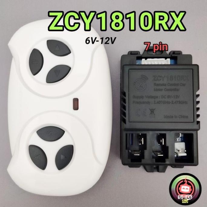 Allthebest- REMOT RECEIVER ZCY1810RX / JR1810RX 7PIN 6V - 12V MOBILAN AKI ANAK