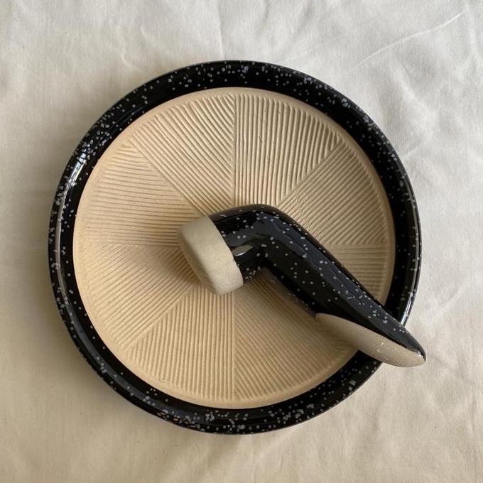 Cobek Keramik Estetik Cobek Viral / Uleg Keramik / Cobek Nordic Ulekan Kitchenware Dapur Tanah Alat 