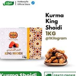 King Dates Kurma Shoidi 1kg Kurma Sukari Kurma Shoidi Kemasan Ember 400 gram
