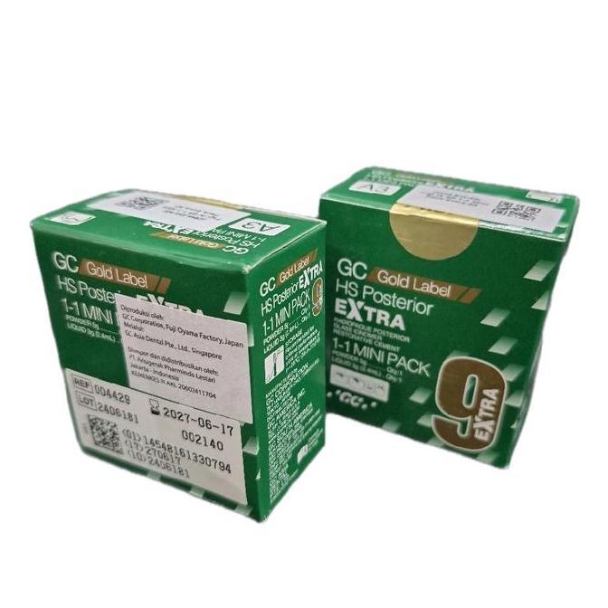 Fuji 9 Extra Mini Pack Dental GC gold Label Posterior Perawatan Karang