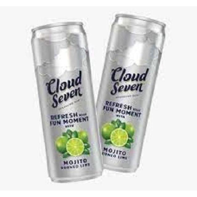siap kirim] CLOUD SEVEN SPARKLING RUM 350ML (minuman bersoda)