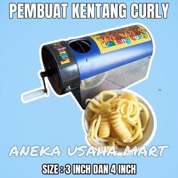 Bestgood- MESIN KENTANG SPIRAL+CURLY MURAH - MESIN KENTANG KERITING - MESIN PEMOTONG KENTANG SPIRAL