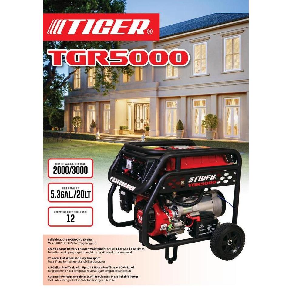 Terlaris Genset Mesin 3000 Watt Generator Listrik 2500 W Terbaik