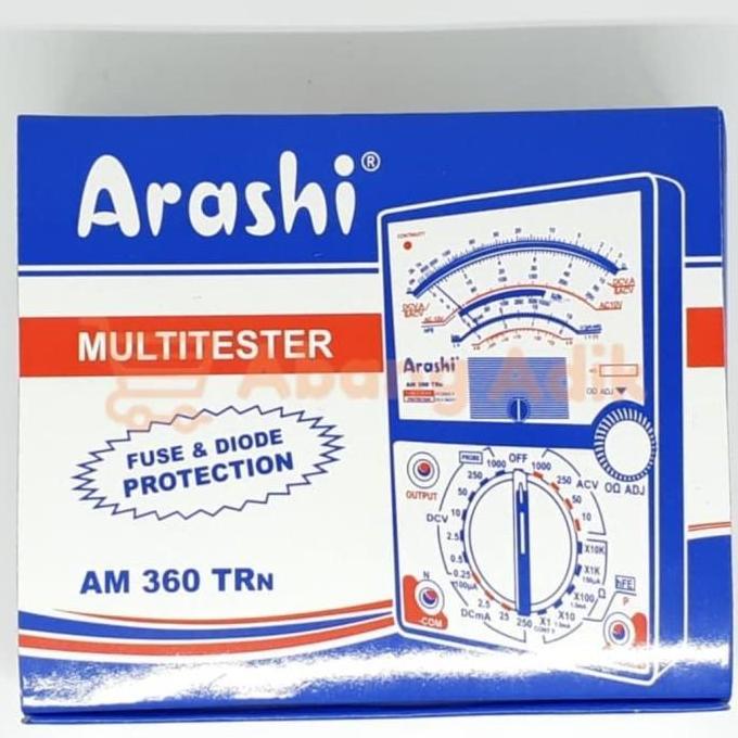 Multitester Analog AM 360 TRn / Multitester Manual ARASHI - SNI