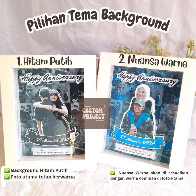 Pop up Frame 3d  Custom - Kado ulang tahun,Hari Ibu, Wisuda Kado hari guru Kado mewah gift pop up wi