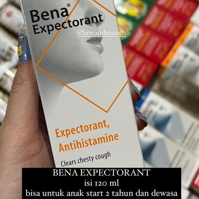 NEW Bena Expectorant - mengatasi batuk berdahak dan pilek anak dewasa