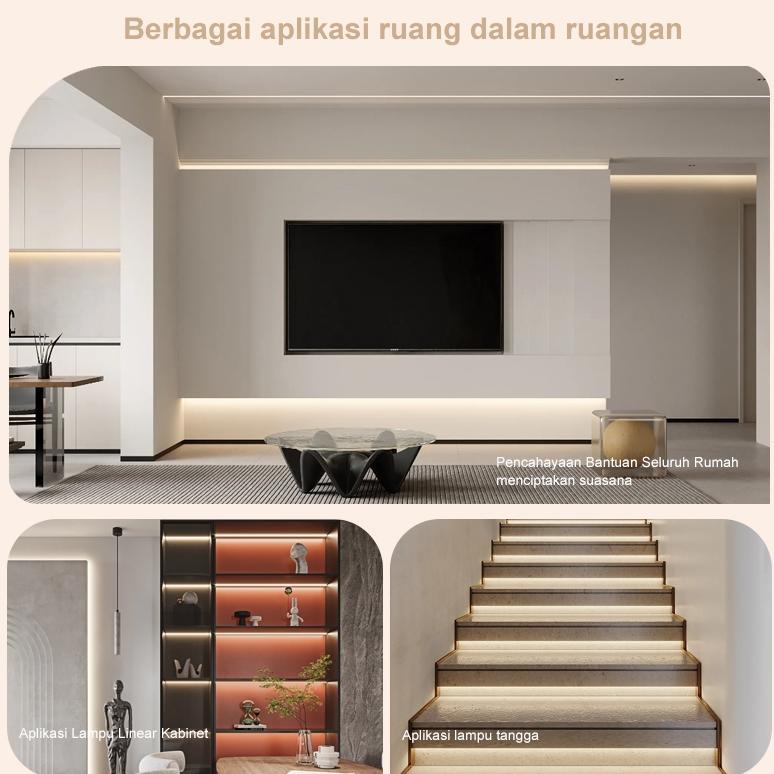 NEW PROMO lampu led strip 10meter SMD 2835 DC 24v 120LAMPU strip tempel strip murah DC24v 2835 10met