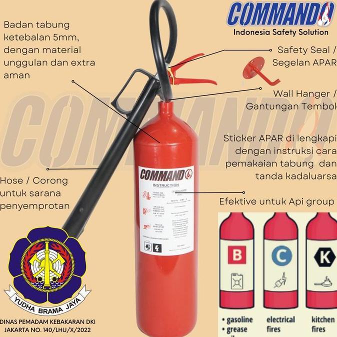 Tabung APAR 5 KG isi CO2