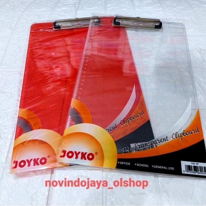 Ready CLIPBOARD TRANSPARANT PAPAN JALAN PAPAN UJIAN JOYKO