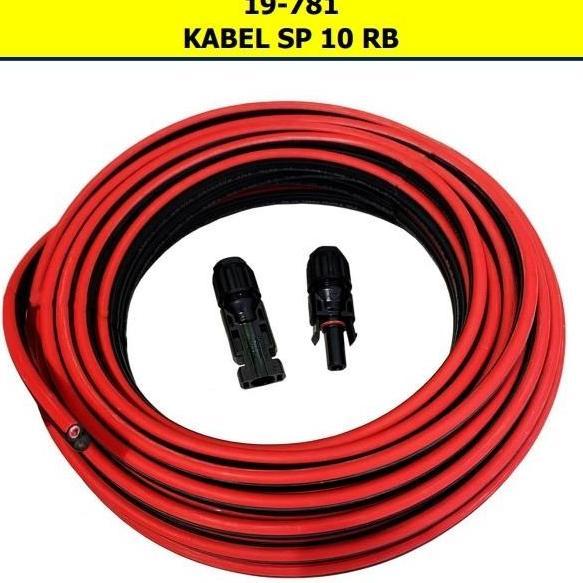 Kabel Solar Panel Kabel Panel Surya Kabel Solar Cell 2x4mm 10m