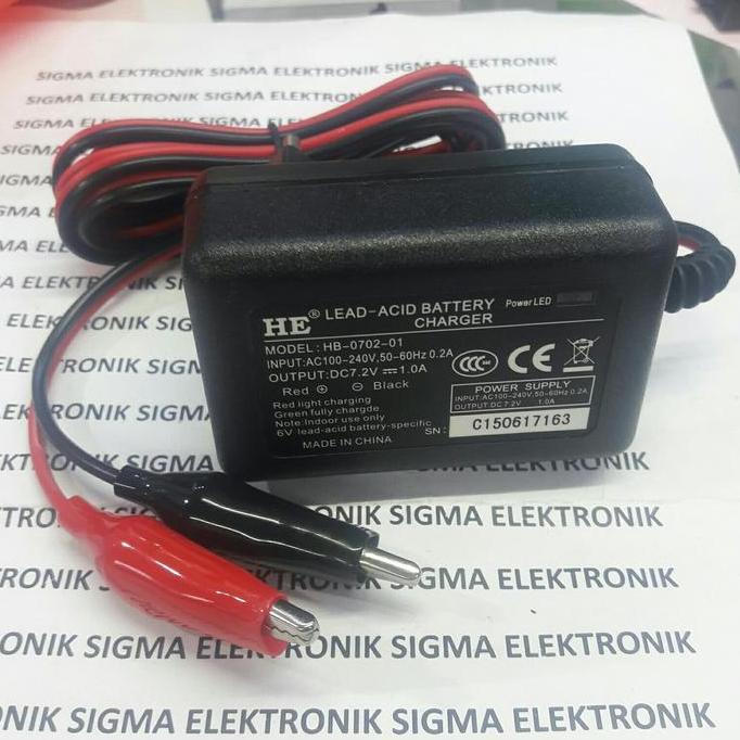 NEW CHARGER AKI 6VOLT 1 AMPERE