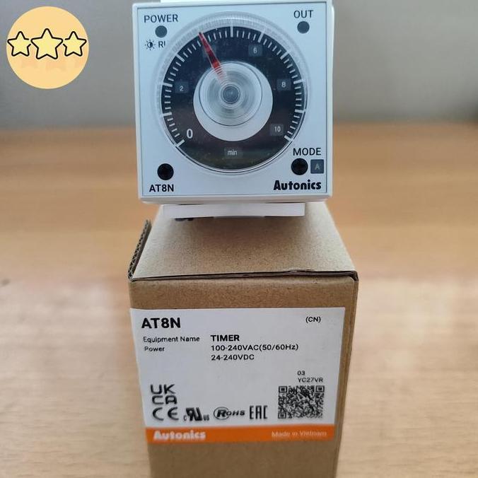 VHANBO AT-8N Timer Autonics AT8N AUTONIC Power supply 100-240VAC , 24-240VDC
