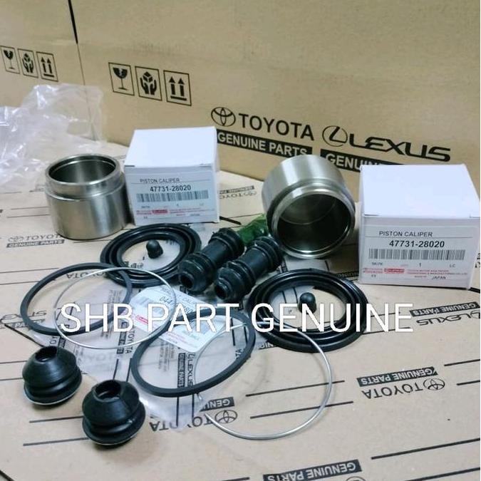 YUKAAME PISTON CALIPER 2BIJI + SEAL CALIPER KIT 1SET TOYOTA KIJANG 7K 5K 1PAKET KIRI KANAN