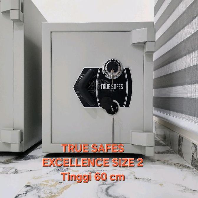Terlaris Brankas Mini Tinggi 60Cm 220Kg Safety Box Kecil Bagus Simpan Uang Emas Brankas Uang Besar B