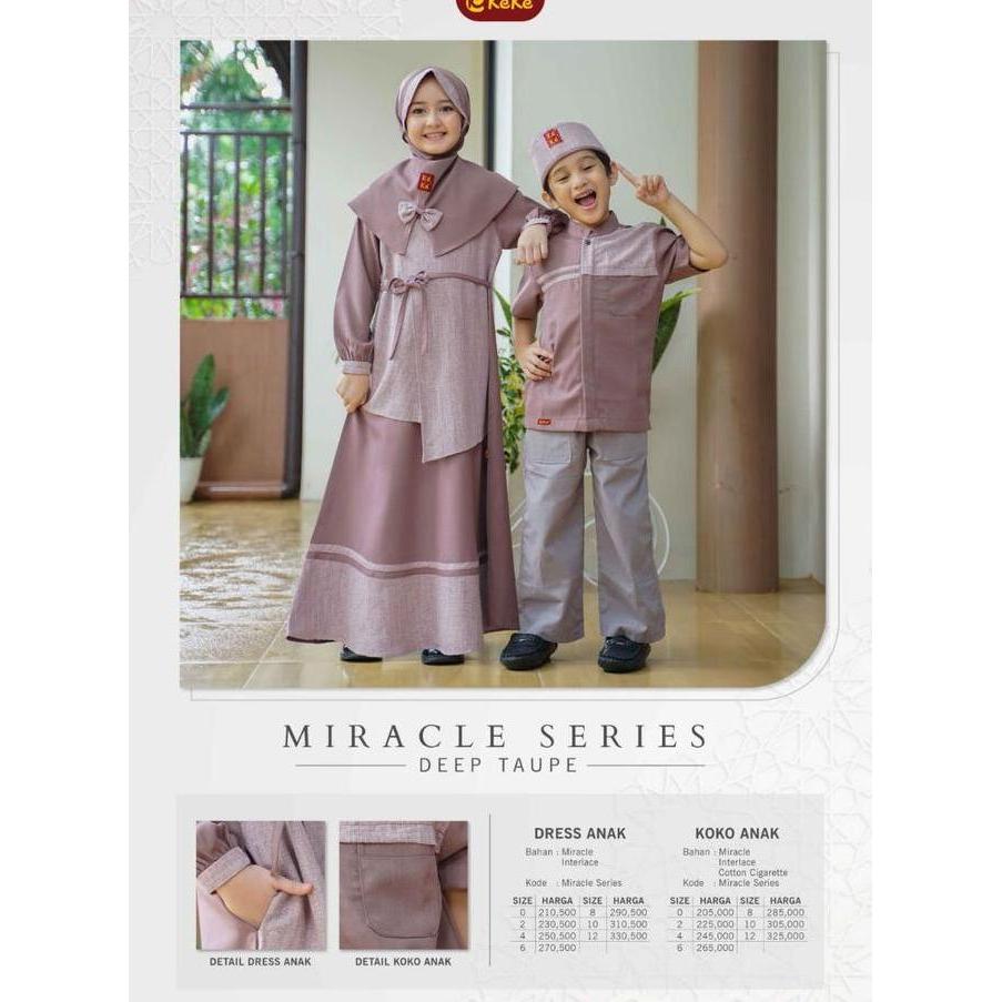 Qonitah Project Baju Koko Anak MIRACLE SERIES Busana Muslim