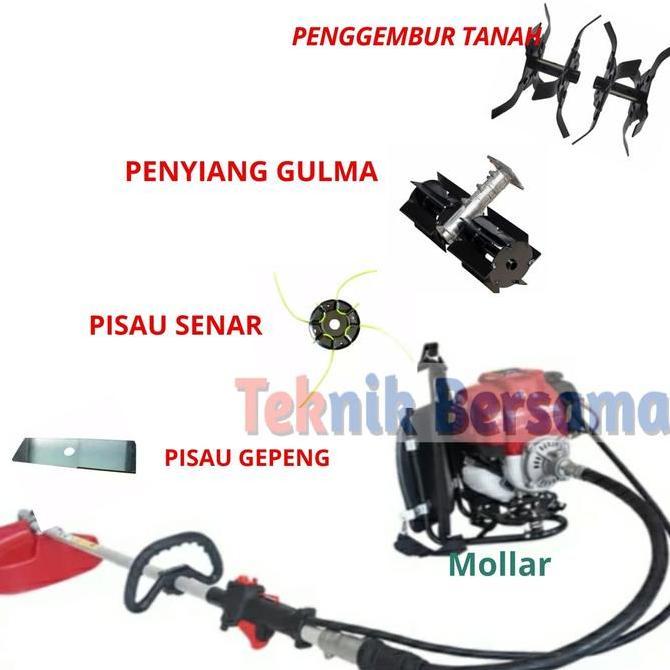 Terlaris Mesin Potong Rumput Multifungsi 4 Tak Mollar Mesin Honda Gx35