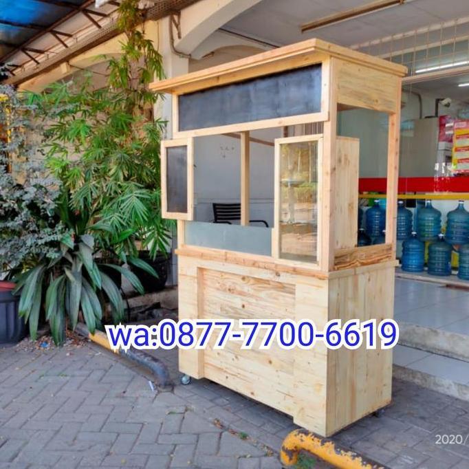 Terlaris Gerobak / Gerobak Kayu Jati Belanda / Booth Kayu Jati Belanda