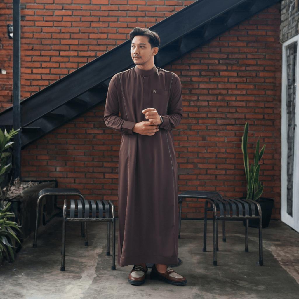 Dnine Thobes - Jubah Pria Farel Line Uv Protection