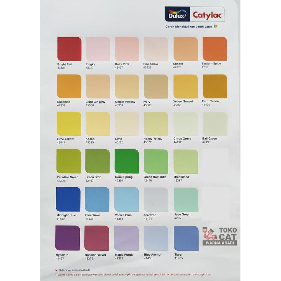 Cat Tembok Dulux Catylac 25 Kg