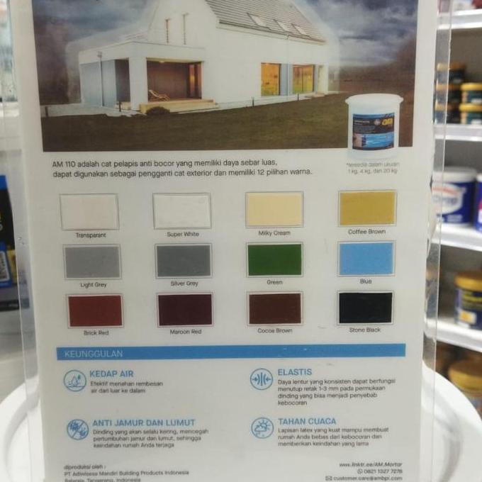 AM 110 - Cat Pelapis Anti Bocor Tembok Dinding Paint