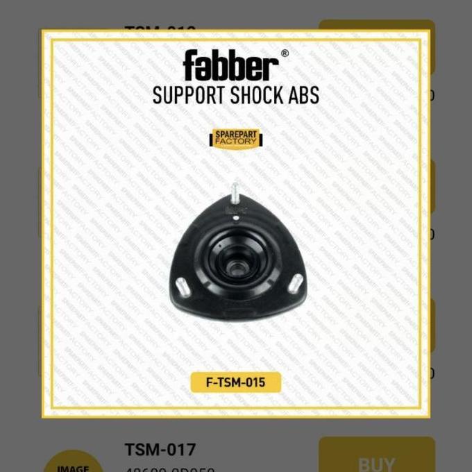 Support Shock, Vios Old, Fabber Murah