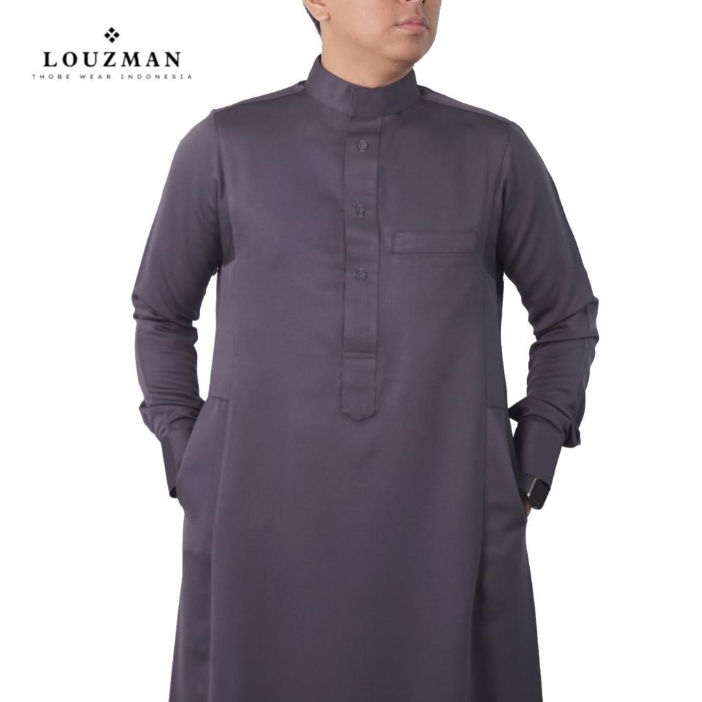Louzman Azhar Thobe / Tub / Gamis / Jubah Slimfit Dewasa