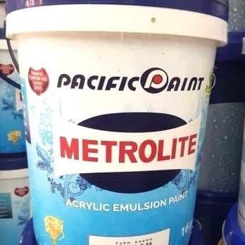 CAT TEMBOK METROLITE 16 LITER PAIL PUTIH KEBIRU-BIRUAN
