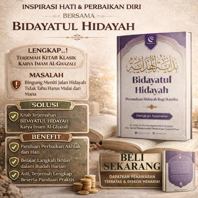 rikawanti34 - kitab bidayatul hidayah terjemahan / kitab karya imam al ghazali terjemah / panduan pe
