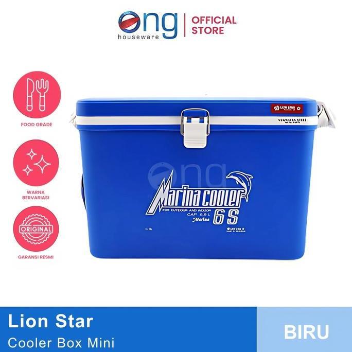 Ong Houseware - Marina Cool Box Cooler Box Kotak Box Es Mini 6S Lion Star 5.5 Liter I-15 ZER