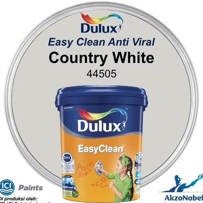 CAT DULUX EASY CLEAN 2.5 LT - COUNTRY WHITE 44505