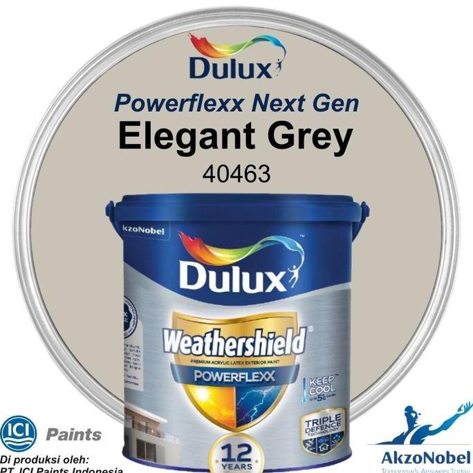 DULUX WEATHERSHIELD POWERFLEXX 20 LT - ELEGANT GREY 40463