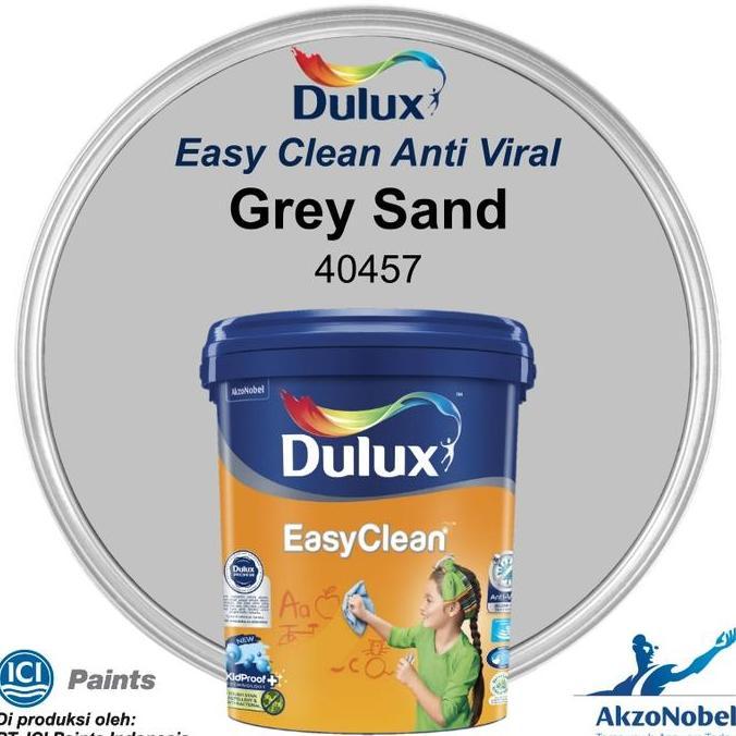 CAT DULUX EASY CLEAN 2.5 LT - GREY SAND 40457