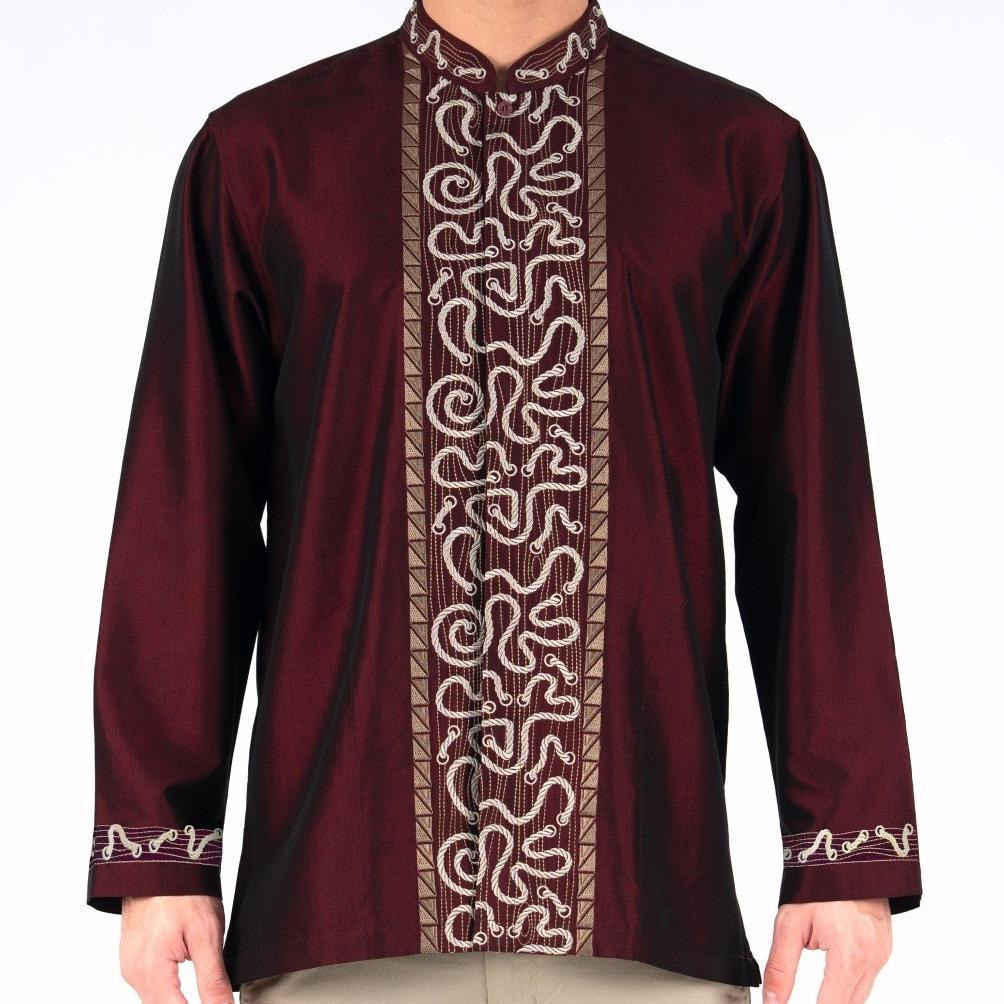 ORIGINAL BENHILL Taqwa Koko Bordir  Pria Panjang  Maroon 2726-81-82 2026