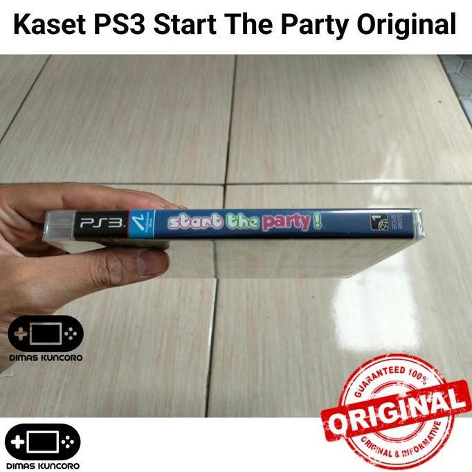 KASET PS3 START THE PARTY ORINAL SEALED BD GAME PS 3 SLIM FAT SUPER SLIM