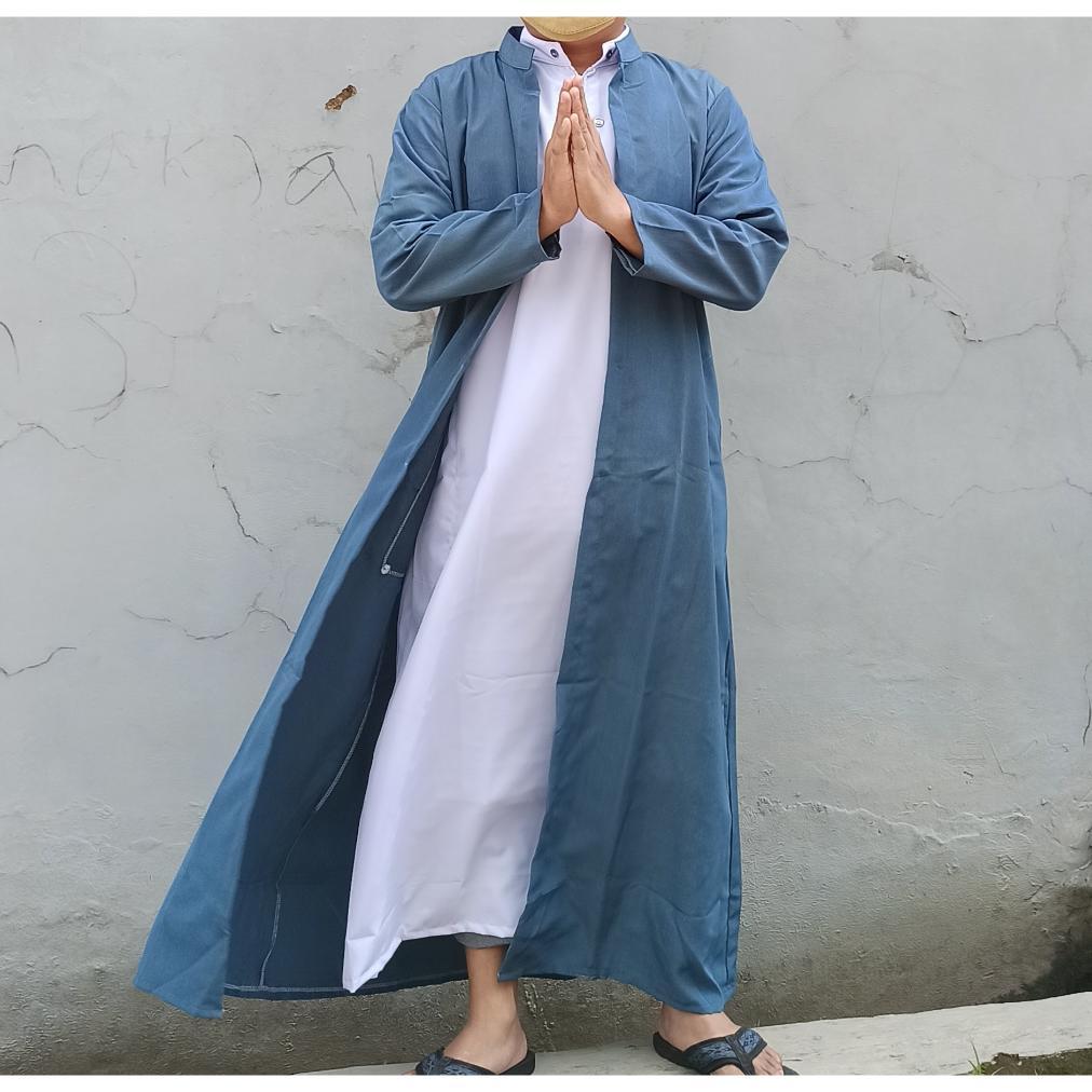 TERLARIS JUBAH LUARAN PRIA DEWASA TWIS HIGT / JUBAH YAMAN HABAIB / JUBAH LUARAN MUSLIM TERBUKA / JUB