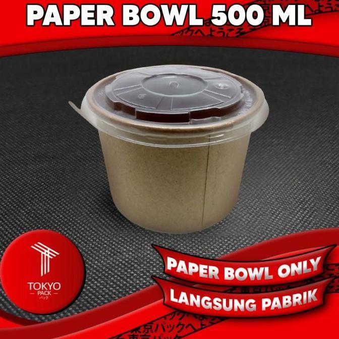 Paper Bowl 500 ml / Mangkok Kertas / Rice Bowl Paper 500 ml