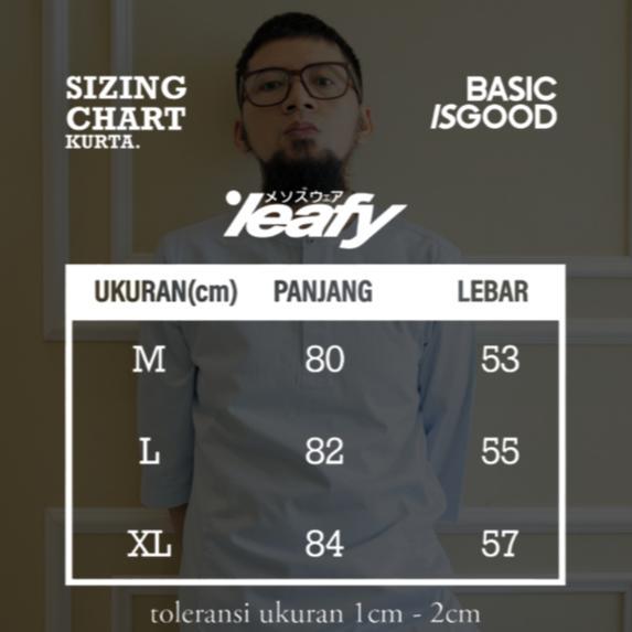 hot kurta leafy nr-325 | baju kurta lengan 3/4 bahan baby kanvas / pakaian muslim / atasan muslim pr