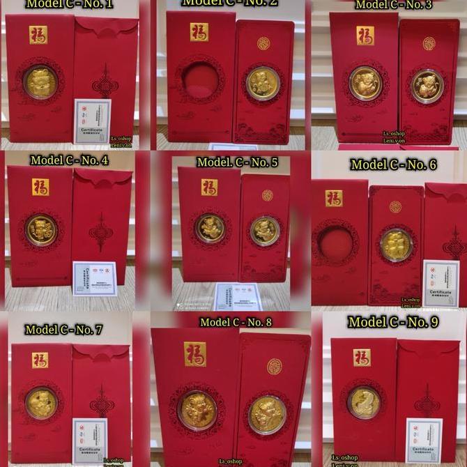 Angpao Emas Tahun Baru Imlek 2022 Koin Macan + Sertifikat Terlaris