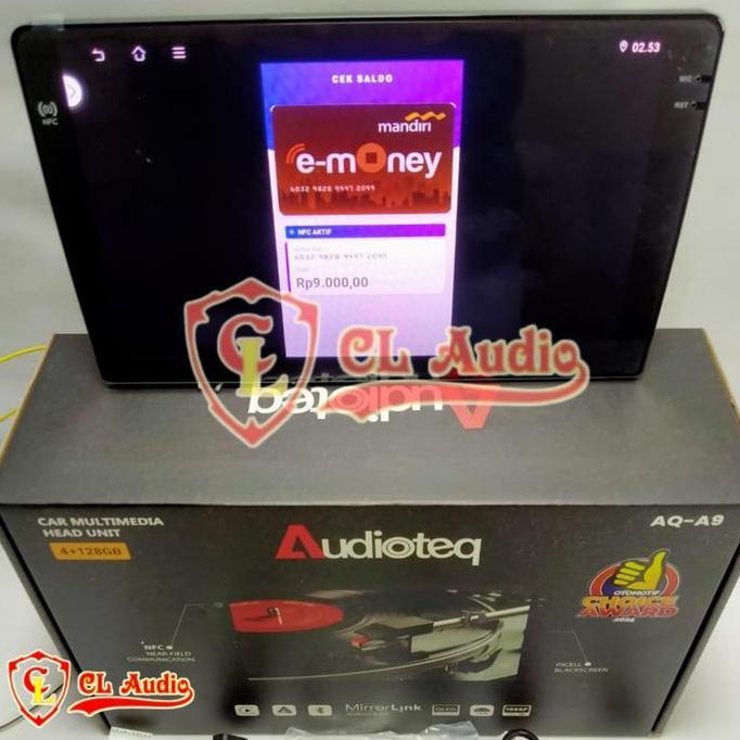 Head Unit Android Audioteq 9 Inch Ayla/Agya Pnp
