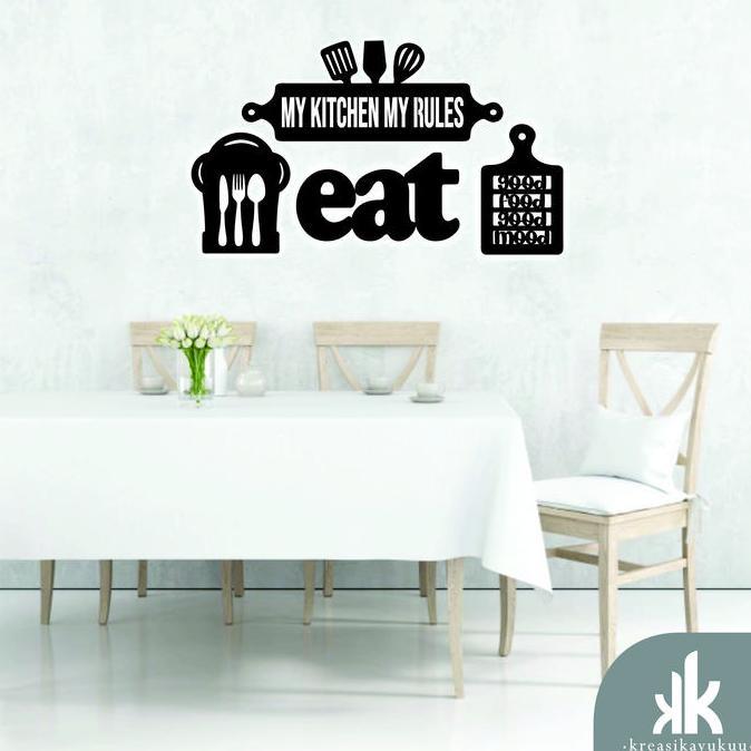 Hiasan Dinding Hiasan Dapur Kayu Plywood 5mm Pajangan warna Pink / Gold / Hitam