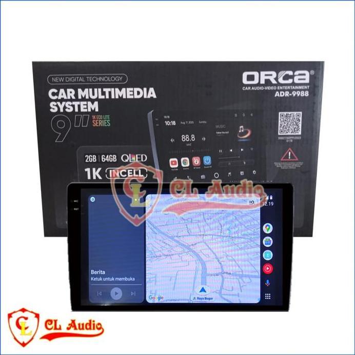 Head Unit Android Orca Eco lite 9 Brio/Mobilio 2012-2015
